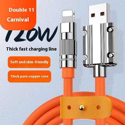 Cable de Carga Rápida Zinc Alloy para Móvil - Transferencia de Datos - Image 9