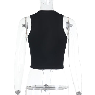 Top Cropped sin Mangas Elegante - Image 17