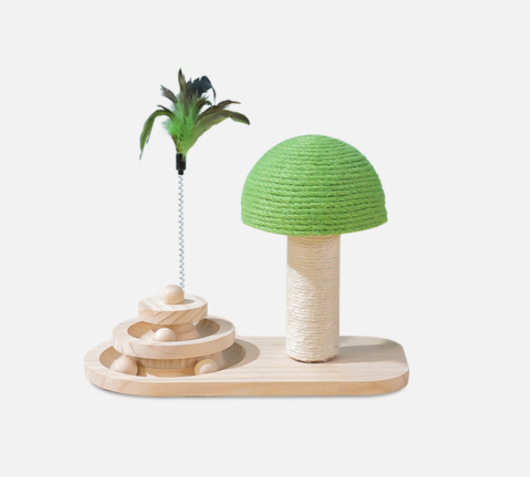 Árbol Rascador para Gatos con Pelotas de Sisal Doble - Image 4