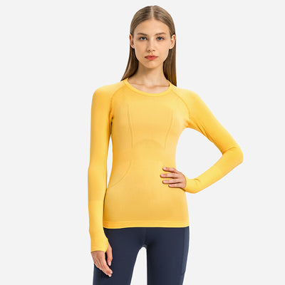Playera Deportiva Mujer Cuello Redondo Ajustada y Transpirable - Image 10