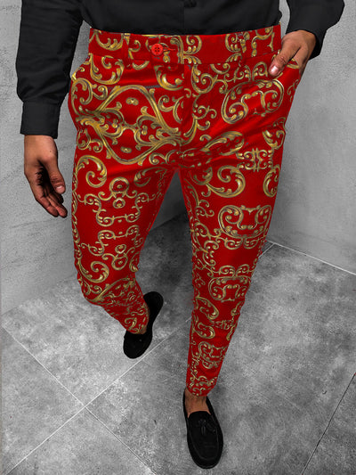 Pantalones Casuales con Estampado de Rayas para Hombre - Image 7