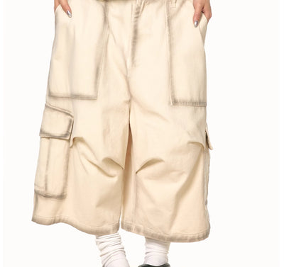 Shorts de Trabajo Vintage Estilo Americano con Bolsillos Grandes - Image 19
