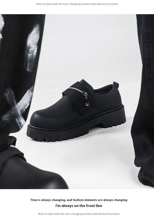 Zapatos Casuales de Plataforma en Cuero para Hombre - Image 18