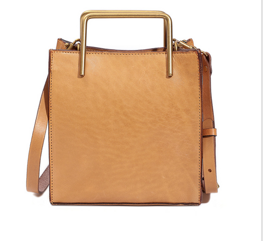 Bolso Bandolera de Cuero Curtido Vegetal Italiano Artesanal Retro - Image 3