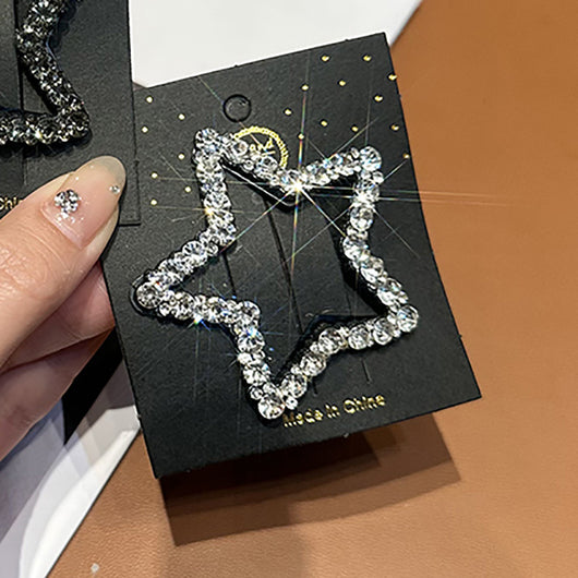 Pasador de Estrella con Cristales - Accesorio Elegante para Cabello - Image 7