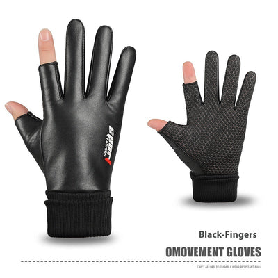 Guantes de Cuero para Hombre, Impermeables, Antideslizantes y para Pantalla Táctil - Image 5