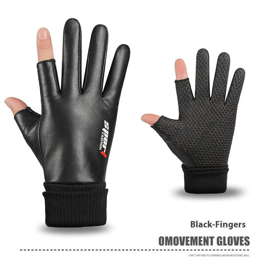 Guantes de Cuero para Hombre, Impermeables, Antideslizantes y para Pantalla Táctil - Image 5
