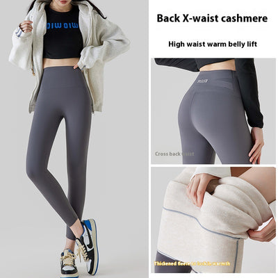 Leggins de Cintura Alta en Cashmere - Pantalones Térmicos de Invierno para Mujer - Image 13