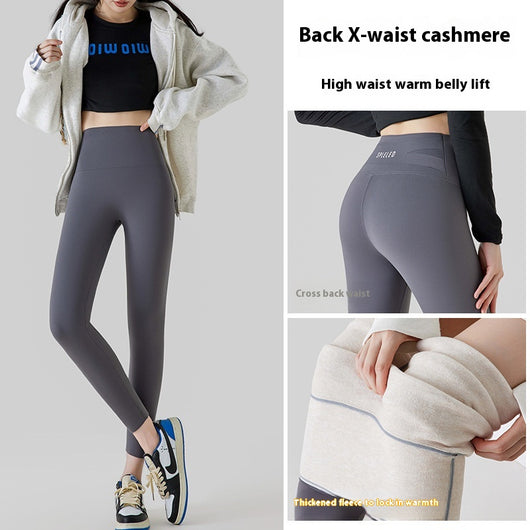Leggins de Cintura Alta en Cashmere - Pantalones Térmicos de Invierno para Mujer - Image 13