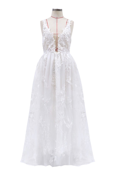 Vestido de Novia Elegante con Tirantes Sexy para Ceremonia y Recepción - Image 10
