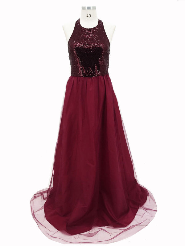 Vestido de Novia Largo sin Mangas Elegante