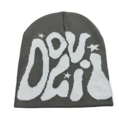 Gorro Tejido Retro con Letras Deportivas Jacquard - Image 5