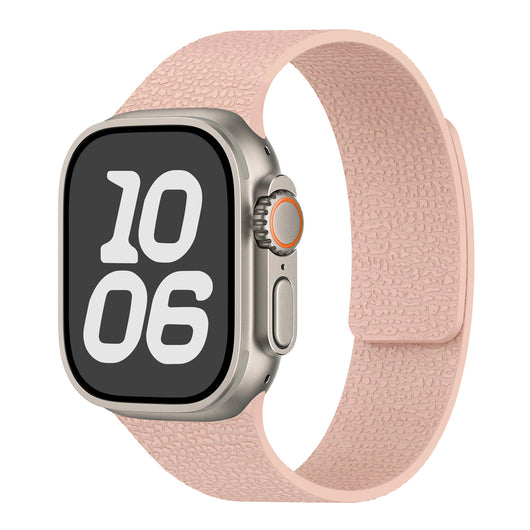 Correa Magnética para iWatch S10 Patrón Litchi Silicona Suave - Image 9