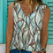 Camiseta Sin Mangas Cuello V con Estampado - Perfecta para Verano