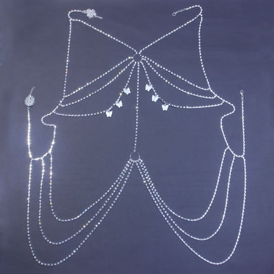 Cadena Corporal de Mariposas con Cristales Multicapa - Diseño Sexy Europeo - Image 5