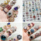 Anillo de Moda Exagerado con Microcristales - Diseño Europeo y Americano