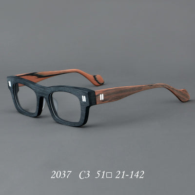 Gafas Retro de Marco Patchwork con Cristales Gruesos - Image 8