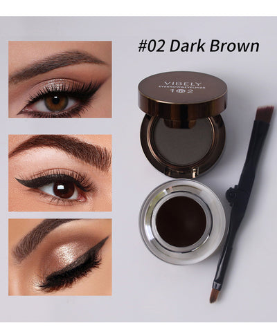 Delineador y Gel de Cejas Dual 2 en 1 - Resistente al Agua y Sudor - Image 10