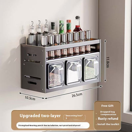 Organizador de Especias para Cocina - Estante de Almacenamiento Moderno - Image 14