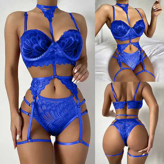 Camisón Sexy de Seda con Tirantes y Lentejuelas Plateadas - Image 2