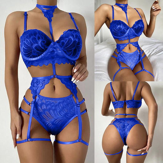 Camisón Sexy de Seda con Tirantes y Lentejuelas Plateadas - Image 2