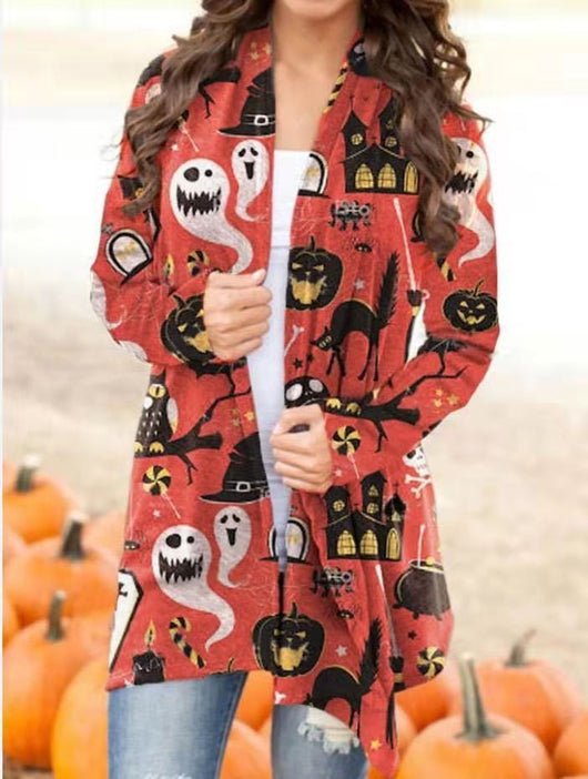 Cardigan Corto Estampado Temática Halloween - Image 12
