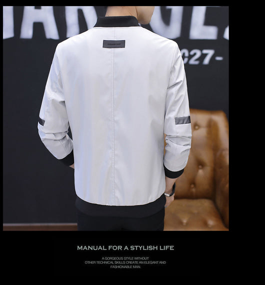 Abrigo Slim Cuello de Pie para Hombre - Elegancia Moderna - Image 8