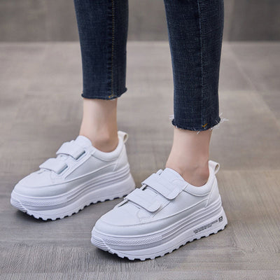 Zapatillas Blancas Plataforma Gruesa para Primavera y Otoño - Image 3