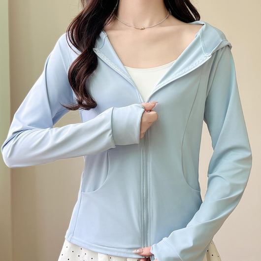 Ropa de Protección Solar Ice Silk con Bolsillo para Verano y Actividades Al Aire Libre - Image 10