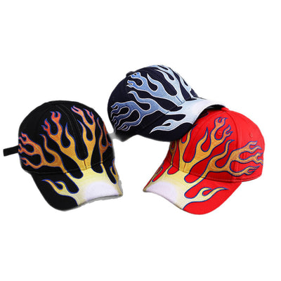 Gorra de Béisbol Hip-hop con Diseño de Llamas Personalizadas - Image 6
