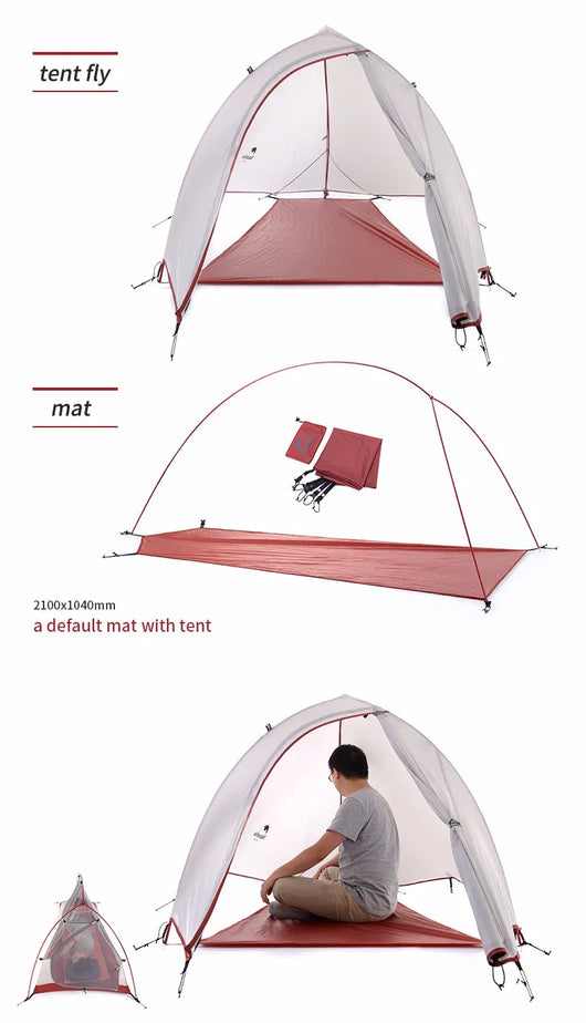 Tienda de Campaña Ultraligera Impermeable para Escalada en Montaña - Image 10