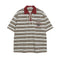 Polo Rayado Casual de Manga Corta para Hombre