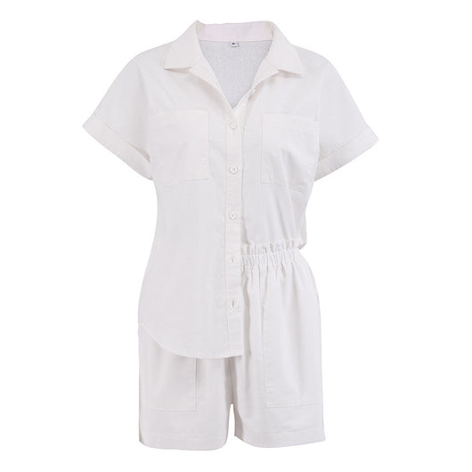 Conjunto Casual de Blusa y Shorts para Mujer - Cómodo y Versátil - Image 10