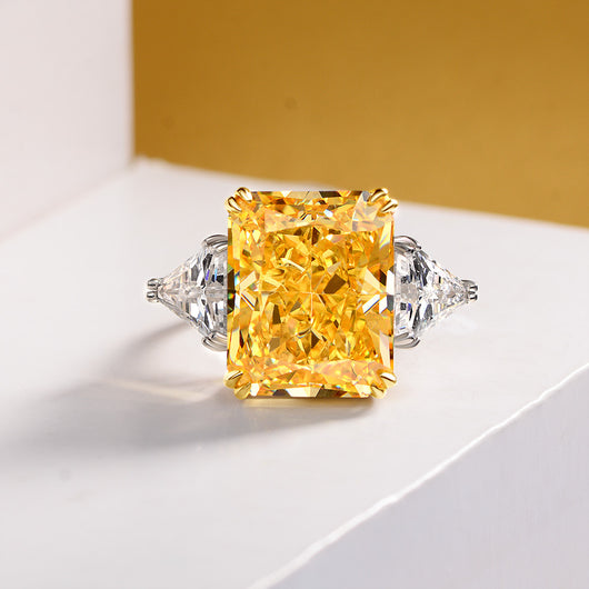 Anillo de Diamante Retro Vintage de Alto Carbono con Diseño Llamativo - Image 9