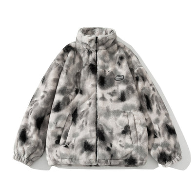 Chaqueta Vintage de Algodón con Tie-Dye para Tallas Grandes - Image 5