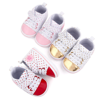 Zapatos Casuales para Bebé con Suela Suave y Lunares - Image 4