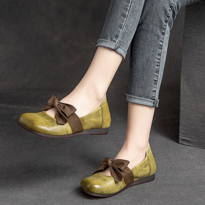 Zapatos Planos de Cuero Étnico Vintage - Comodidad Casual - Image 11