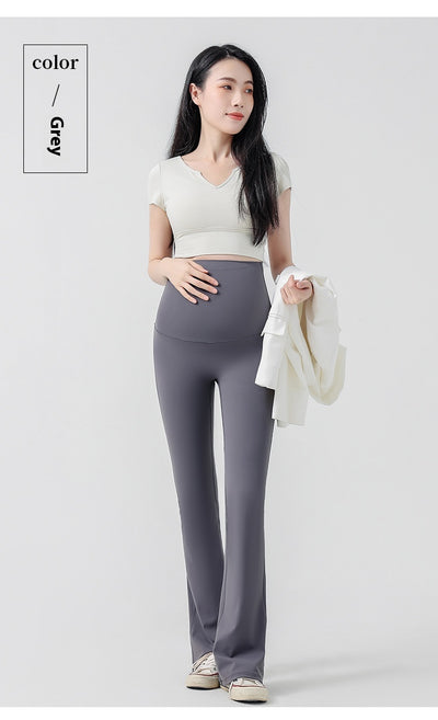 Pantalones Yoga Premamá Acampanados - Comodidad y Estilo para el Embarazo - Image 25