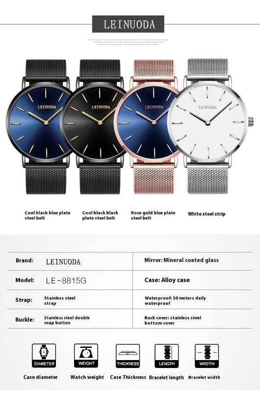 Reloj de Cuarzo Minimalista para Hombre - Image 17