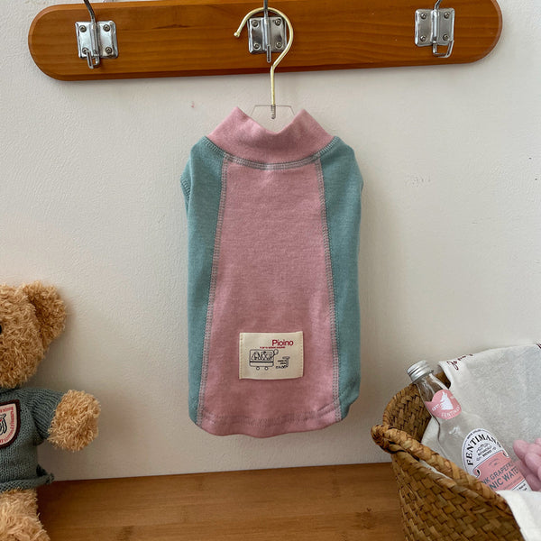 Playera de Algodón para Mascota con Mangas Bicolor - Image 6