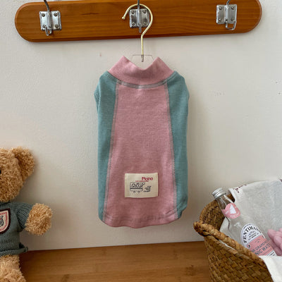 Playera de Algodón para Mascota con Mangas Bicolor - Image 6