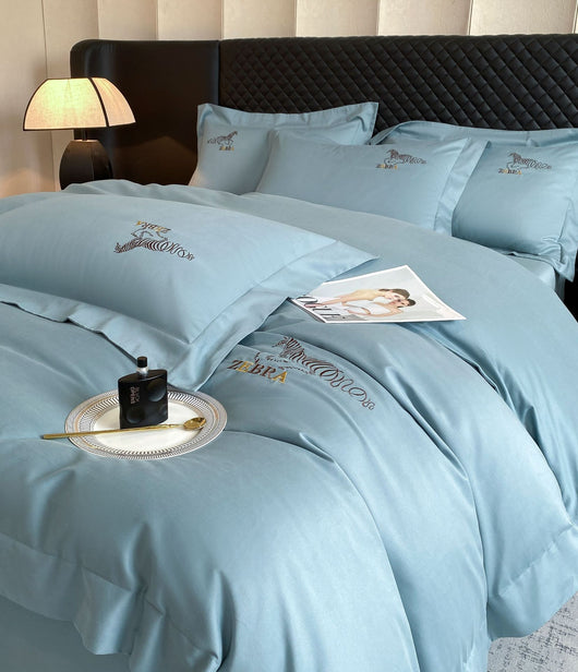 Juego de Cama Lujo Ligero Otoño Invierno 4 Piezas Acolchado Suave - Image 40