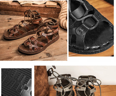 Sandalias de Cuero Romana con Suela Antideslizante y Comodidad Suave - Image 17