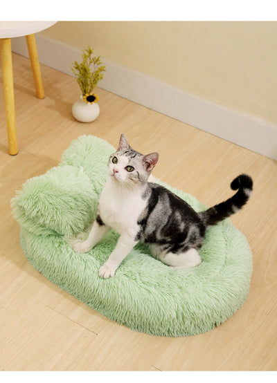 Cama Térmica Ovalada de Lana para Mascotas - Nido Acogedor Invierno - Image 17