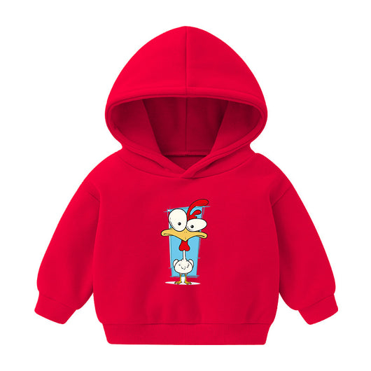 Sudadera Infantil con Capucha Forrada en Polar - Diseño Cartoon para Otoño e Invierno - Image 15