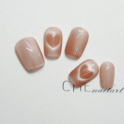 Pegatinas de Uñas Artesanales Efecto Ojo de Gato
