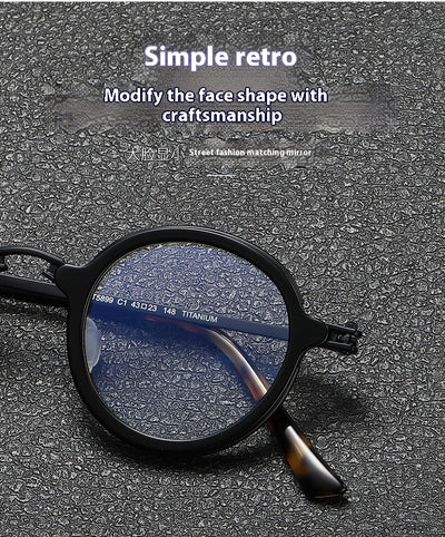 Gafas Retro de Titanio Puro con Filtro Luz Azul - Image 18
