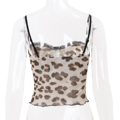 Chaleco Suspensor Slim con Estampado de Leopardo - Image 11