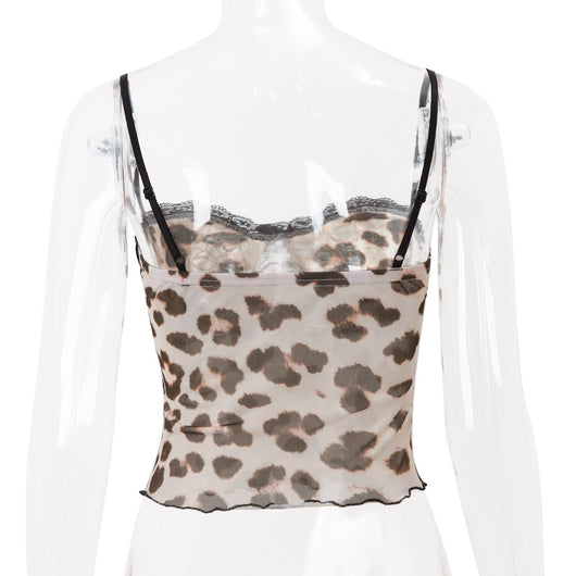 Chaleco Suspensor Slim con Estampado de Leopardo - Image 11