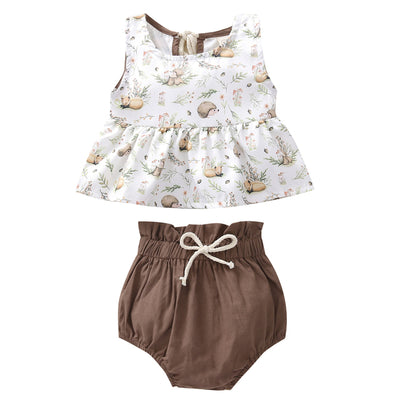 Chaleco Infantil Estampado Cuello Redondo sin Mangas - Image 5